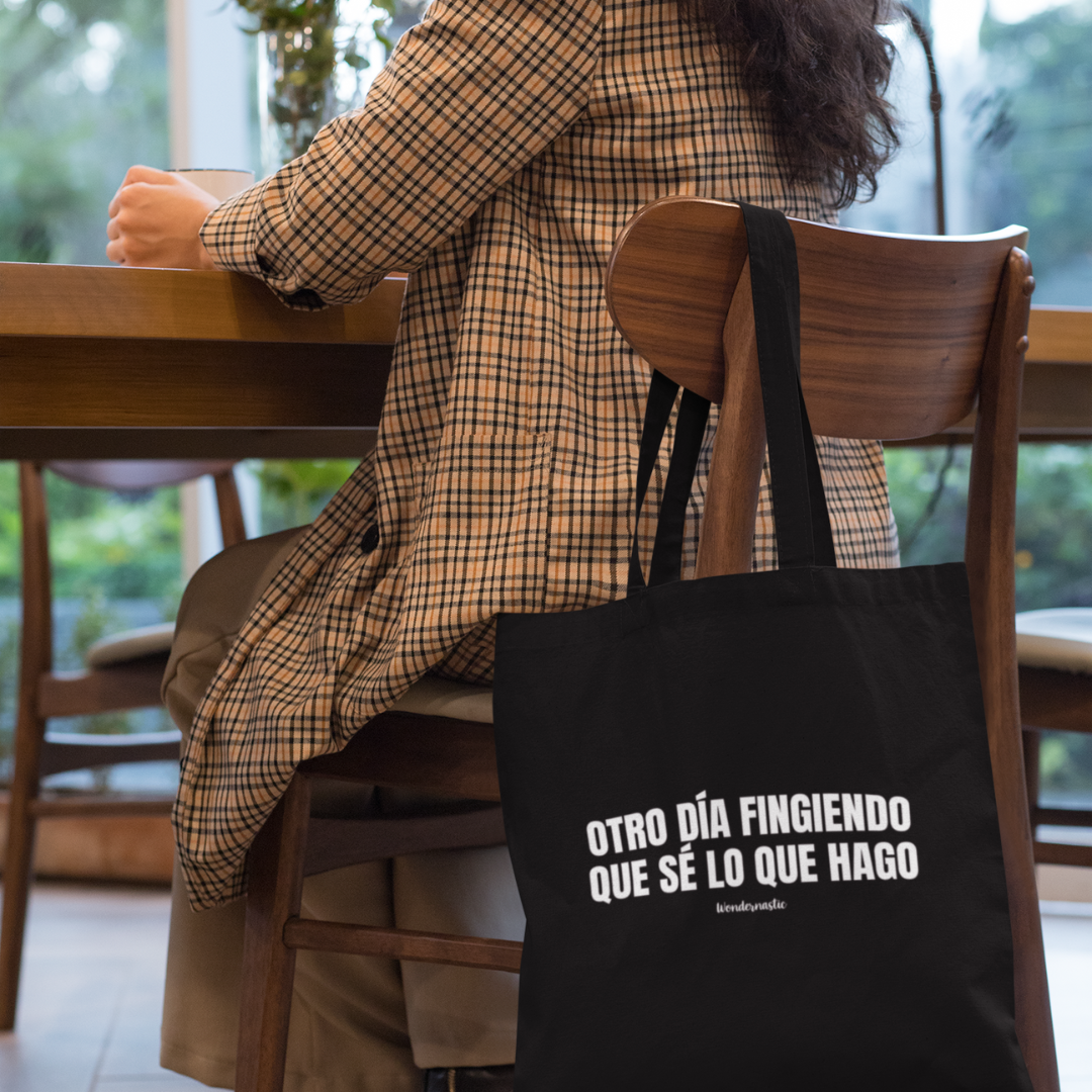 comprar-Bolso Otro día fingiendo que sé lo que hago-wondernastic