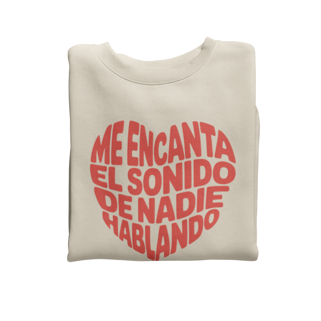 comprar-Sudadera Me encanta el sonido de nadie hablando-wondernastic