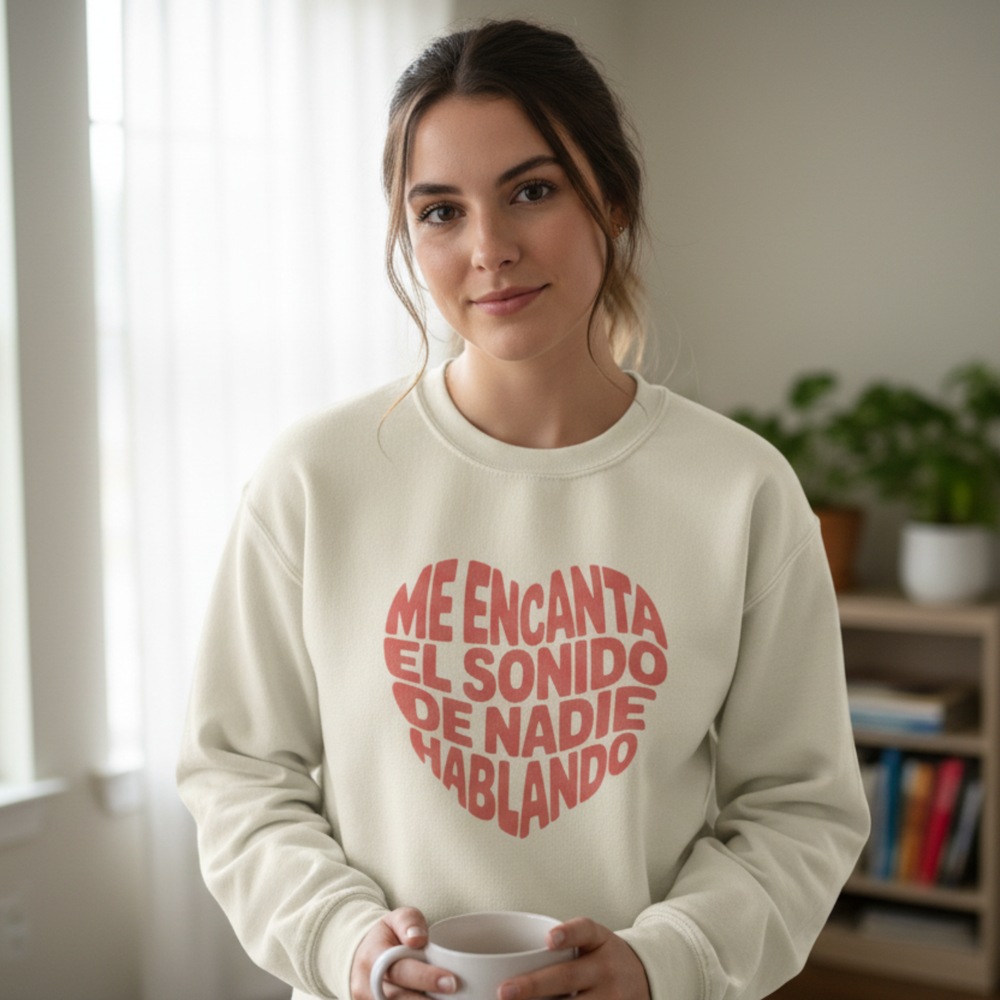 comprar-Sudadera Me encanta el sonido de nadie hablando-wondernastic