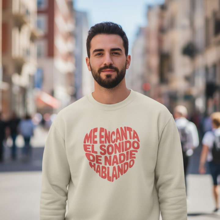 comprar-Sudadera Me encanta el sonido de nadie hablando-wondernastic