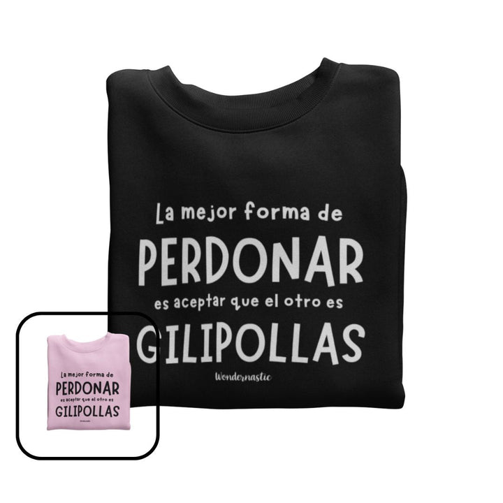 comprar-Sudadera La mejor forma de perdonar-wondernastic