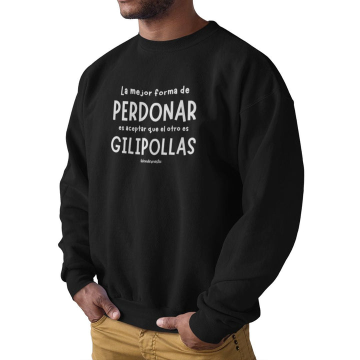 comprar-Sudadera La mejor forma de perdonar-wondernastic