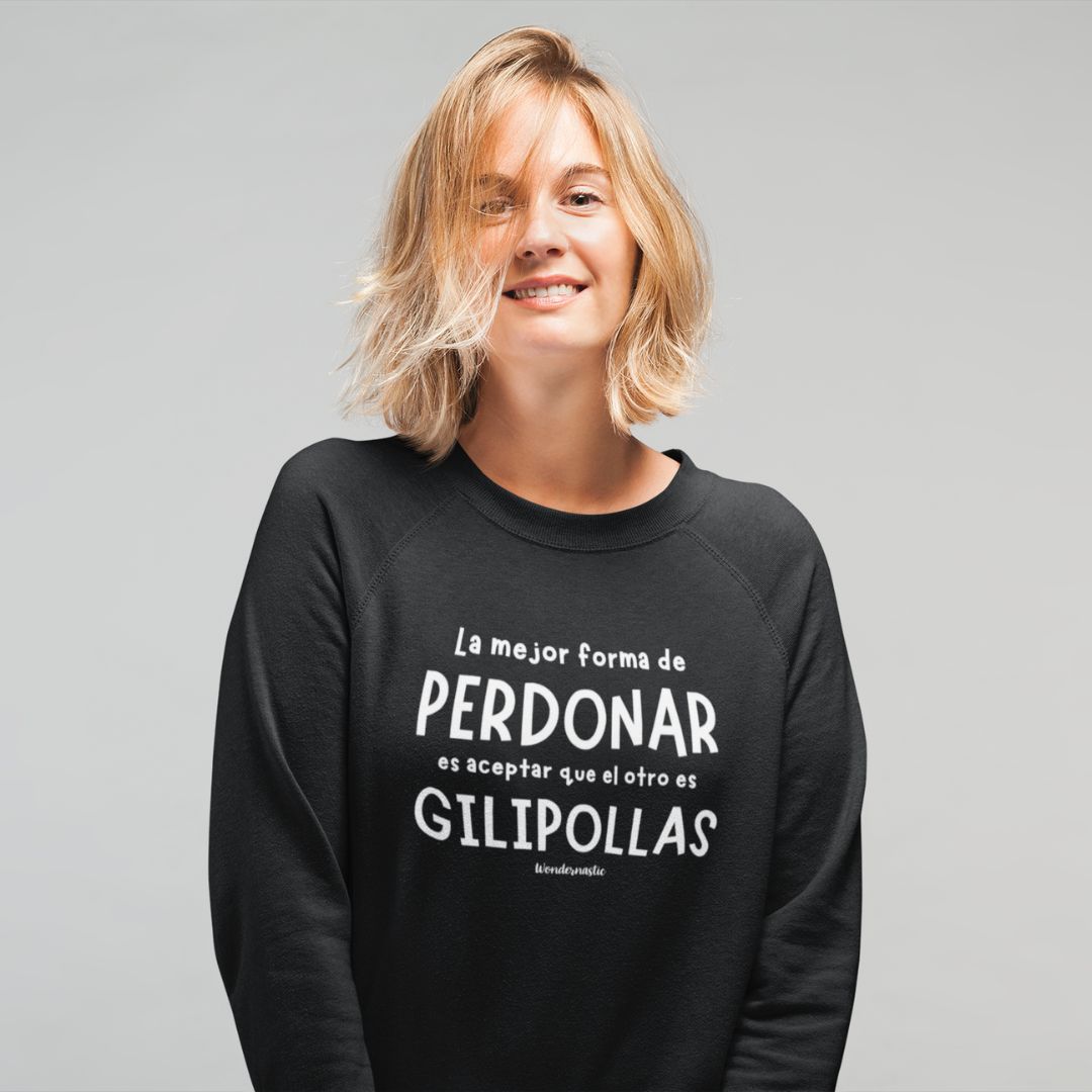 comprar-Sudadera La mejor forma de perdonar-wondernastic