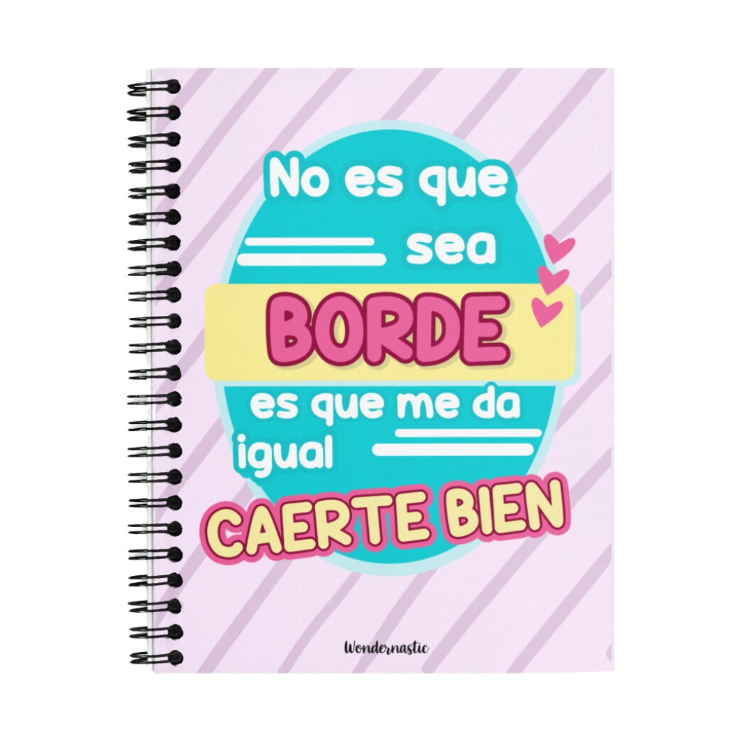 comprar-Libreta A5 No es que sea borde-wondernastic