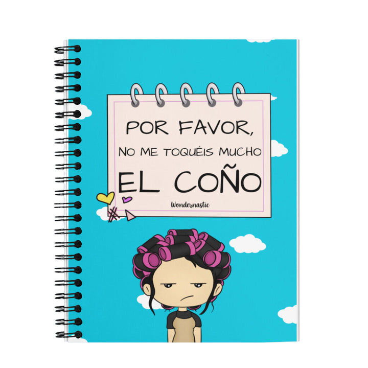 comprar-Libreta A5 Por favor, no me toquéis mucho el coño-wondernastic