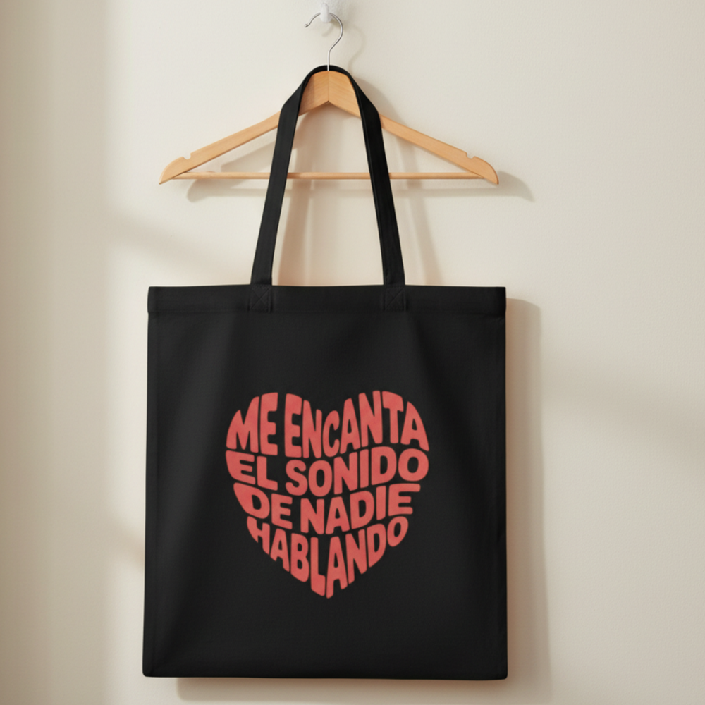 comprar-Bolso Me encanta el sonido de nadie hablando-wondernastic