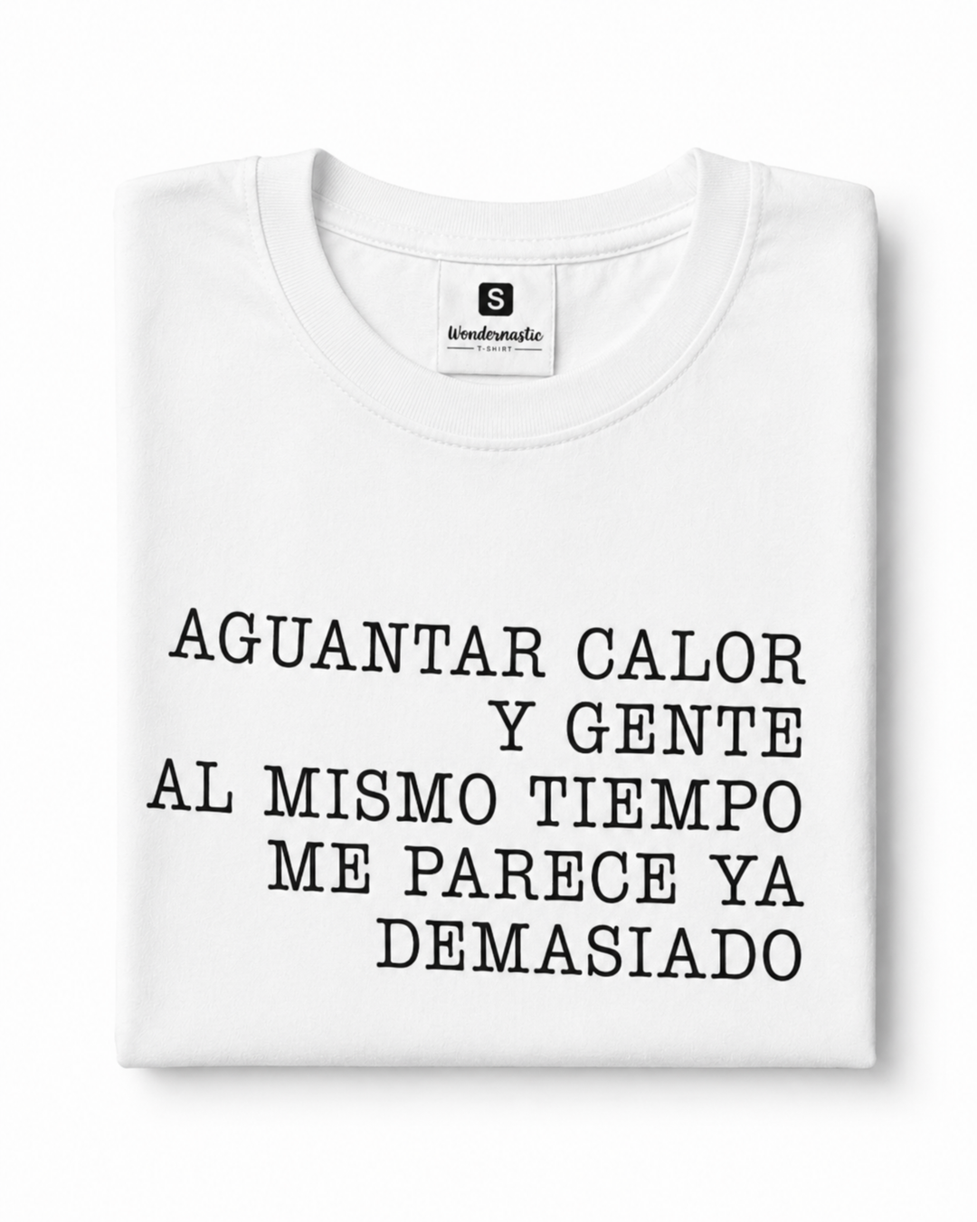 comprar-Camiseta Aguantar calor y gente al mismo tiempo-wondernastic
