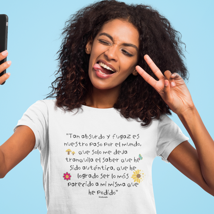 comprar-Camiseta Soy auténtica / Frida-wondernastic
