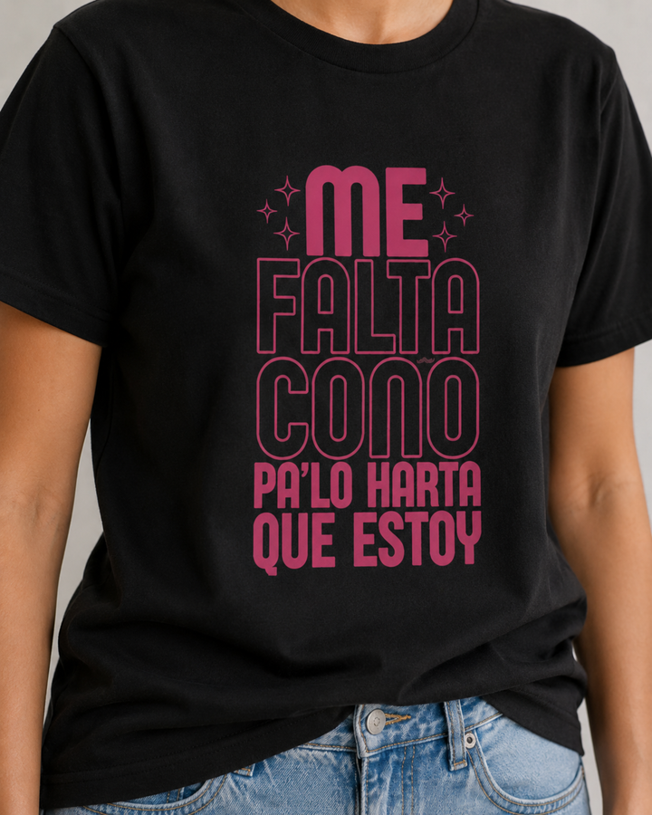 comprar-Camiseta Me falta coño pa lo harta que estoy-wondernastic