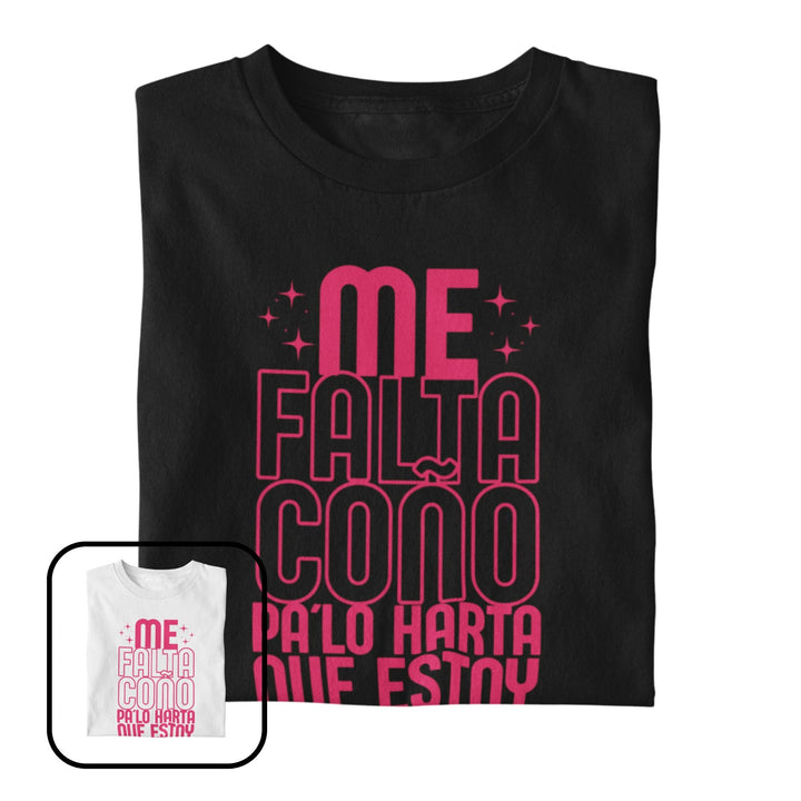 comprar-Camiseta Me falta coño pa lo harta que estoy-wondernastic