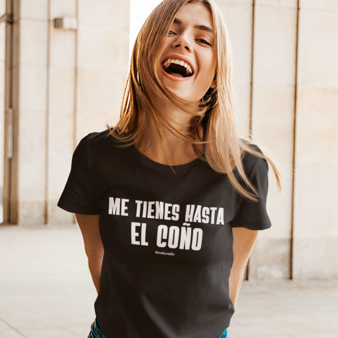 comprar-Camiseta Me tienes hasta el coño | Colección Dúo-wondernastic