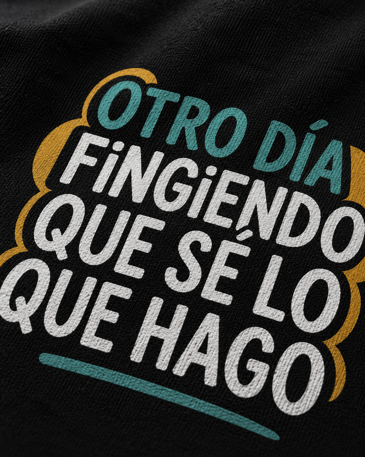 comprar-Camiseta Otro día fingiendo que sé lo que hago-wondernastic