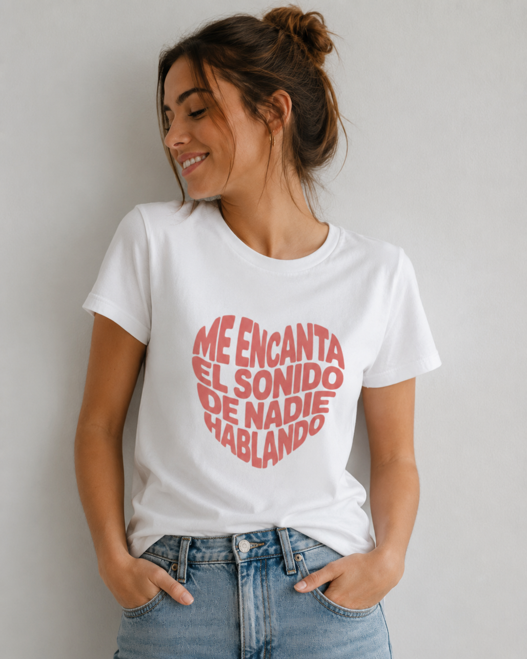 comprar-Camiseta Me encanta el sonido de nadie hablando-wondernastic