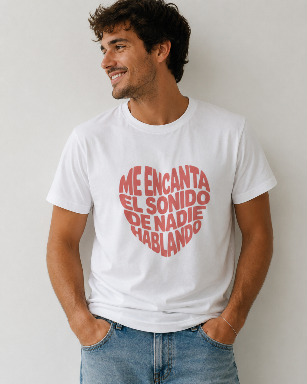 comprar-Camiseta Me encanta el sonido de nadie hablando-wondernastic