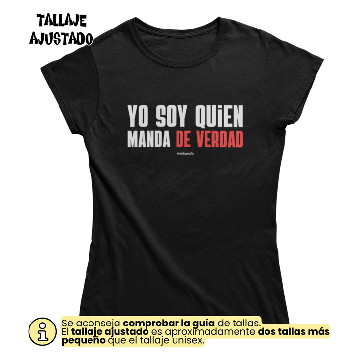 comprar-Camiseta Yo soy quien manda de verdad | Colección Dúo-wondernastic