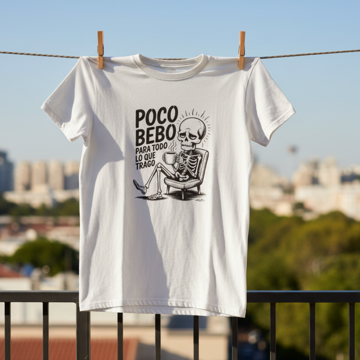 comprar-Camiseta Poco bebo para todo lo que trago-wondernastic