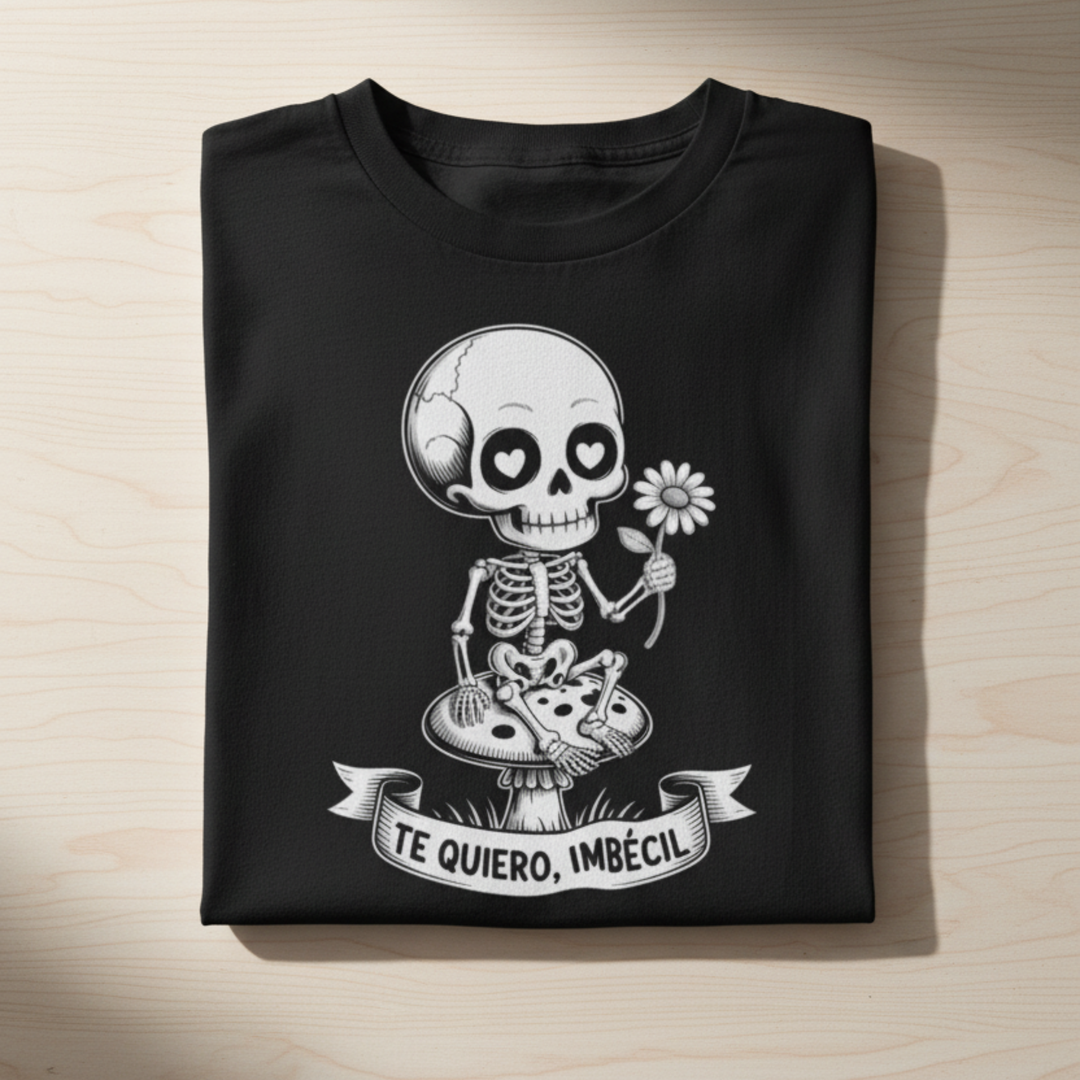 Camiseta Te quiero, imbécil