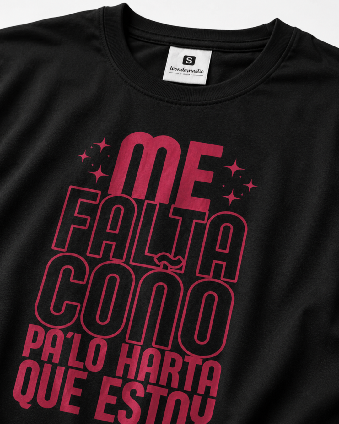comprar-Camiseta Me falta coño pa lo harta que estoy-wondernastic