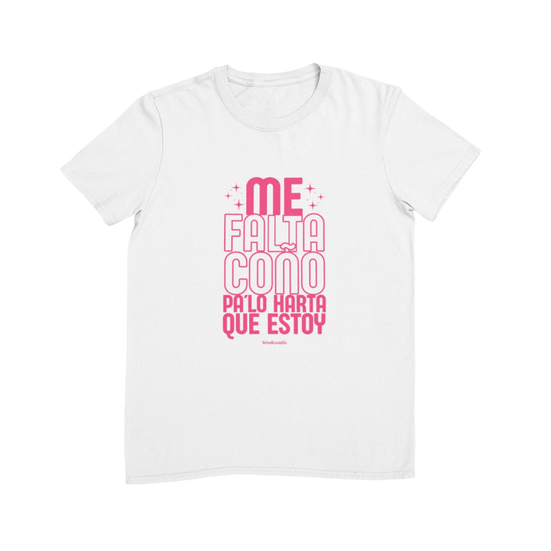 comprar-Camiseta Me falta coño pa lo harta que estoy-wondernastic