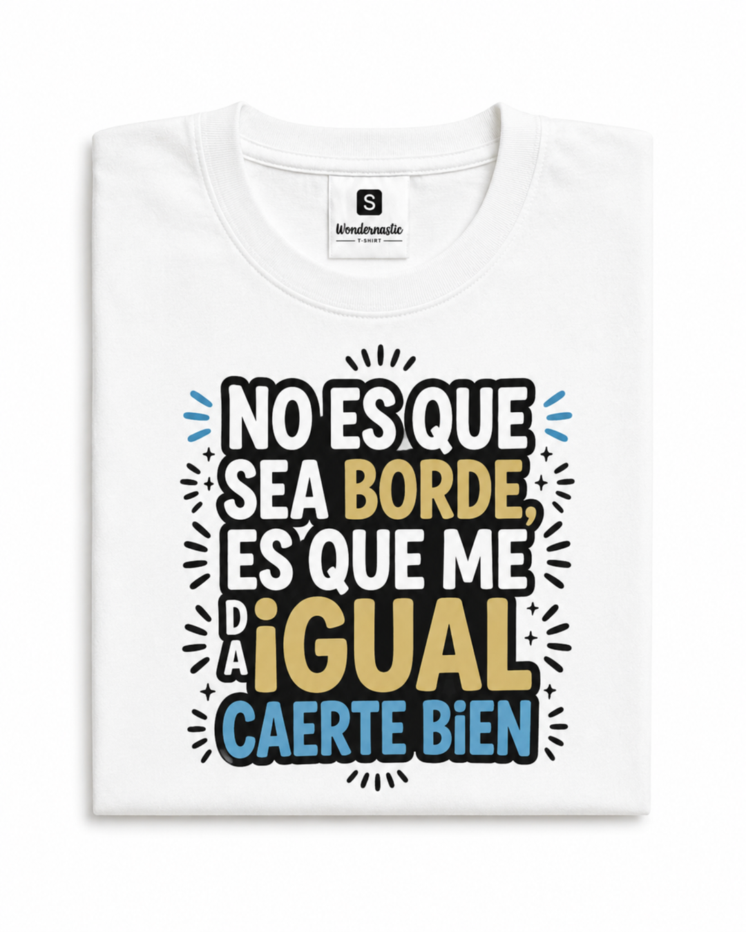 comprar-Camiseta No es que sea borde-wondernastic