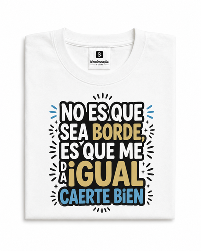 comprar-Camiseta No es que sea borde-wondernastic