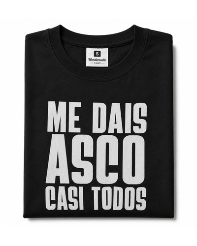 comprar-Camiseta Me dais asco casi todos-wondernastic