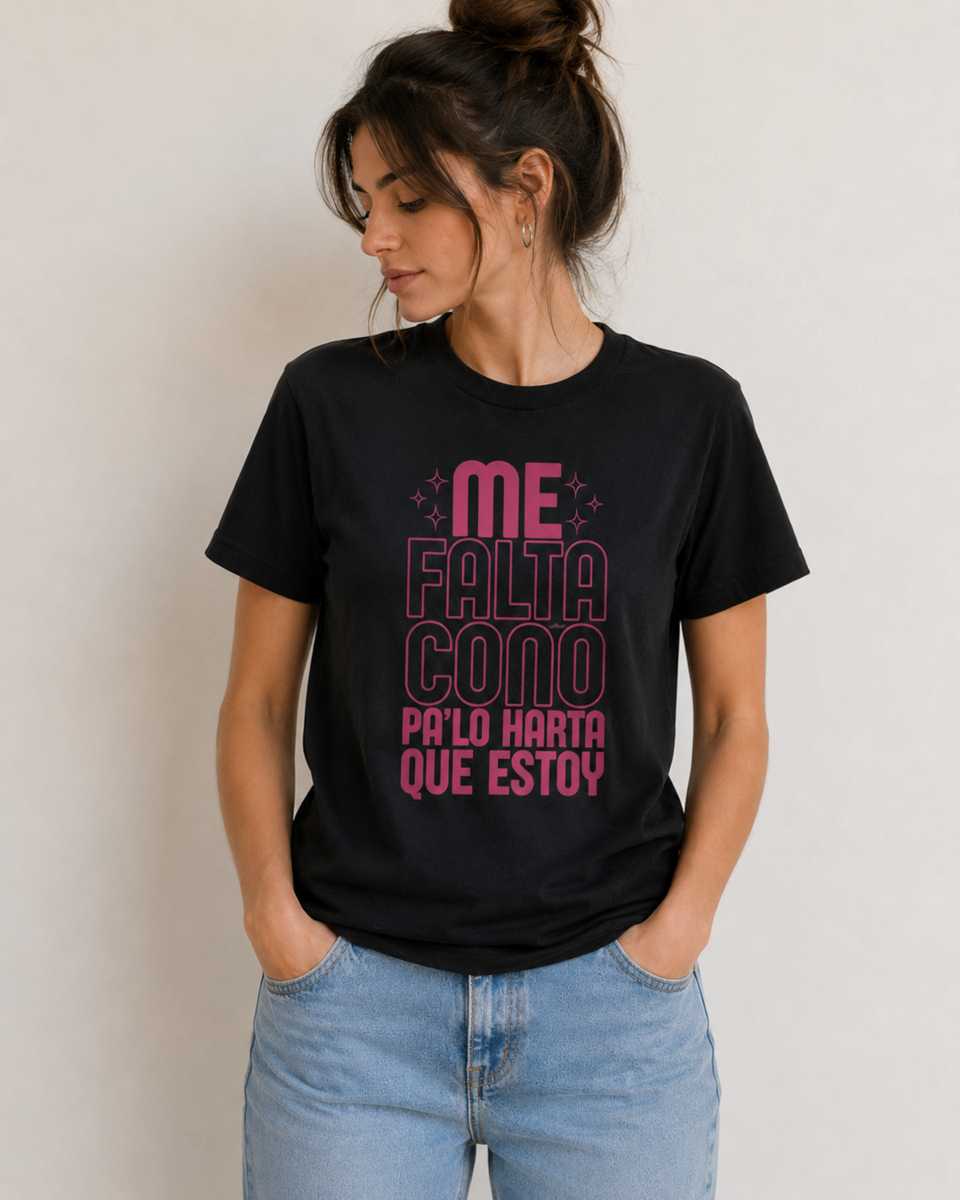comprar-Camiseta Me falta coño pa lo harta que estoy-wondernastic