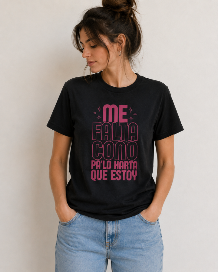 comprar-Camiseta Me falta coño pa lo harta que estoy-wondernastic
