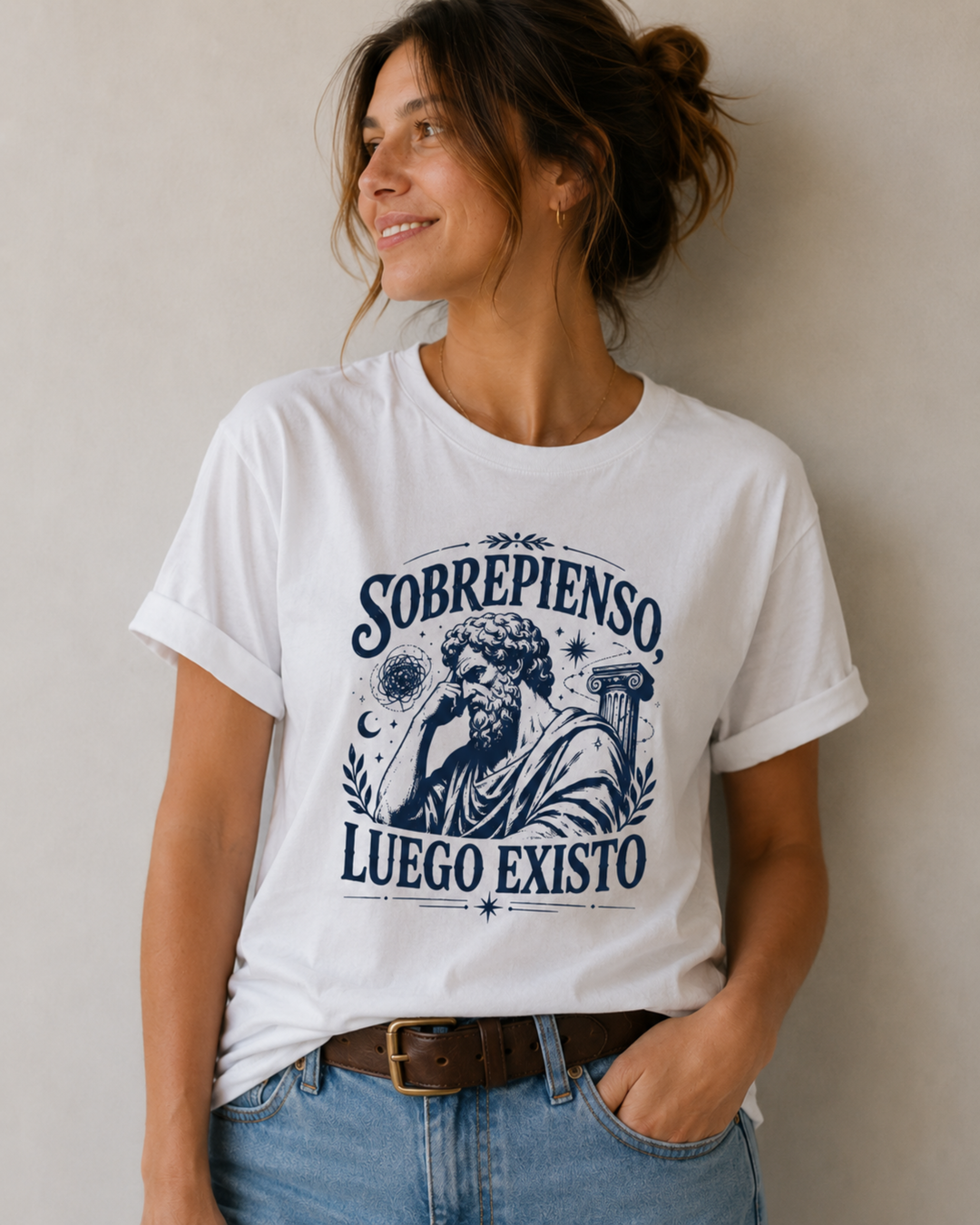 comprar-Camiseta Sobrepienso, luego existo-wondernastic
