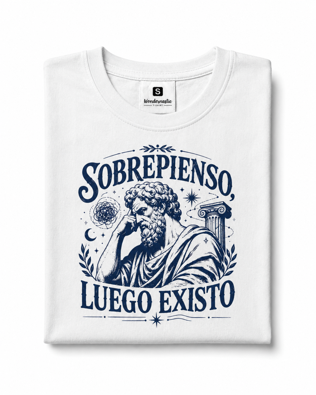 comprar-Camiseta Sobrepienso, luego existo-wondernastic