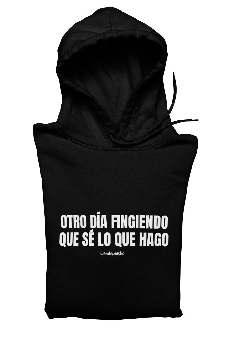 comprar-Sudadera Otro día fingiendo que sé lo que hago-wondernastic