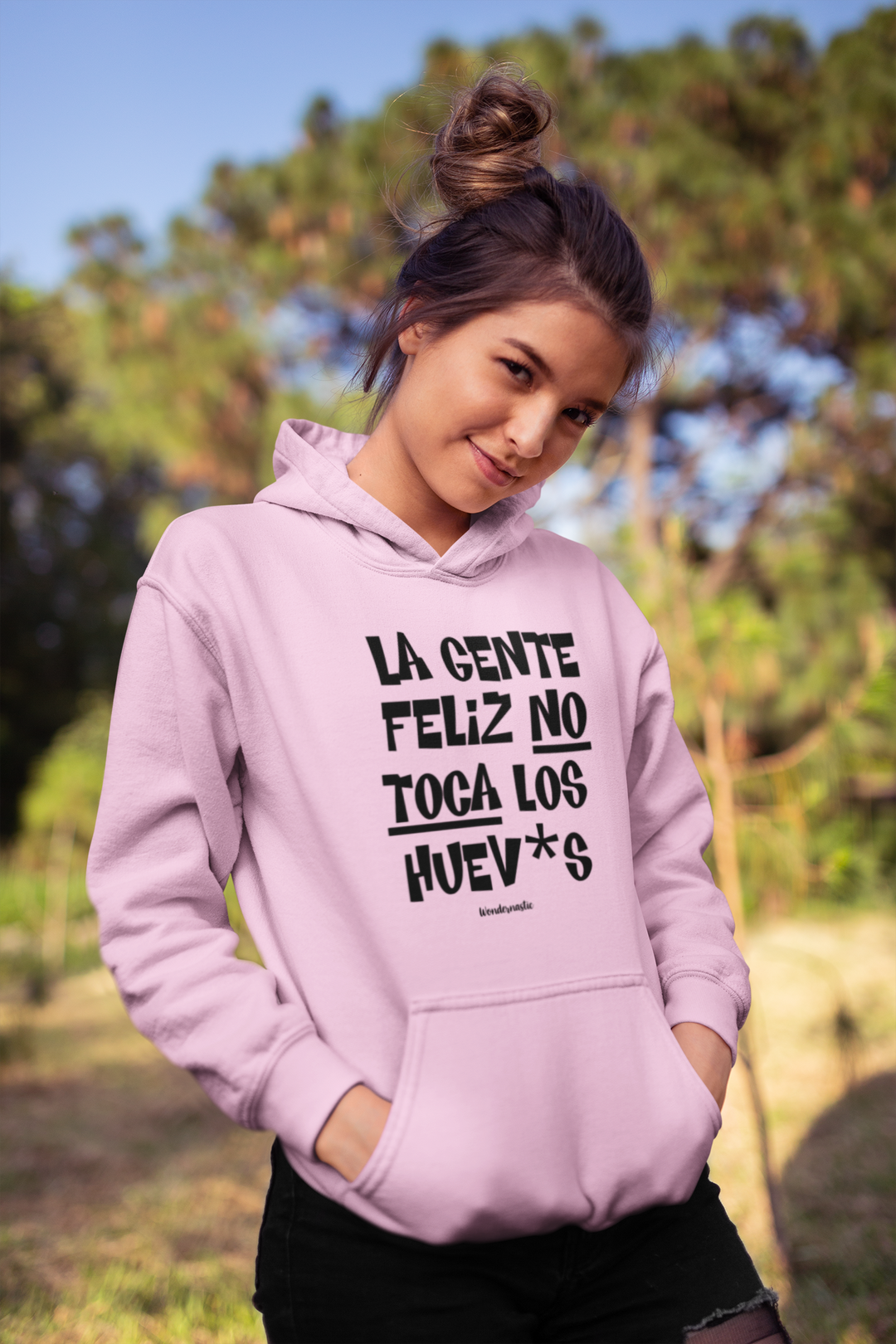 comprar-Sudadera La gente feliz no toca los huev*s-wondernastic