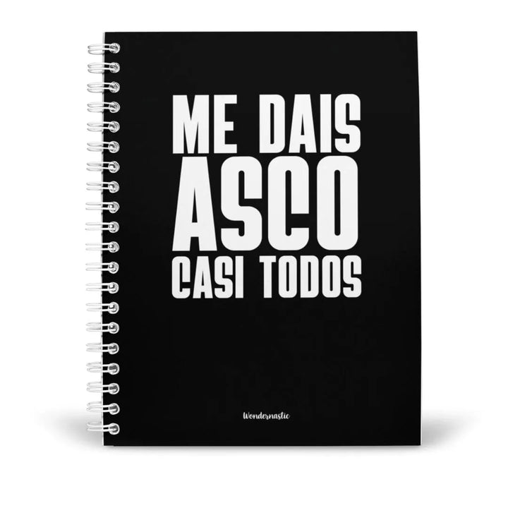 comprar-Cuaderno A5 Me dais asco casi todos-wondernastic