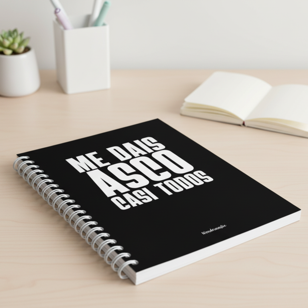 comprar-Cuaderno A5 Me dais asco casi todos-wondernastic