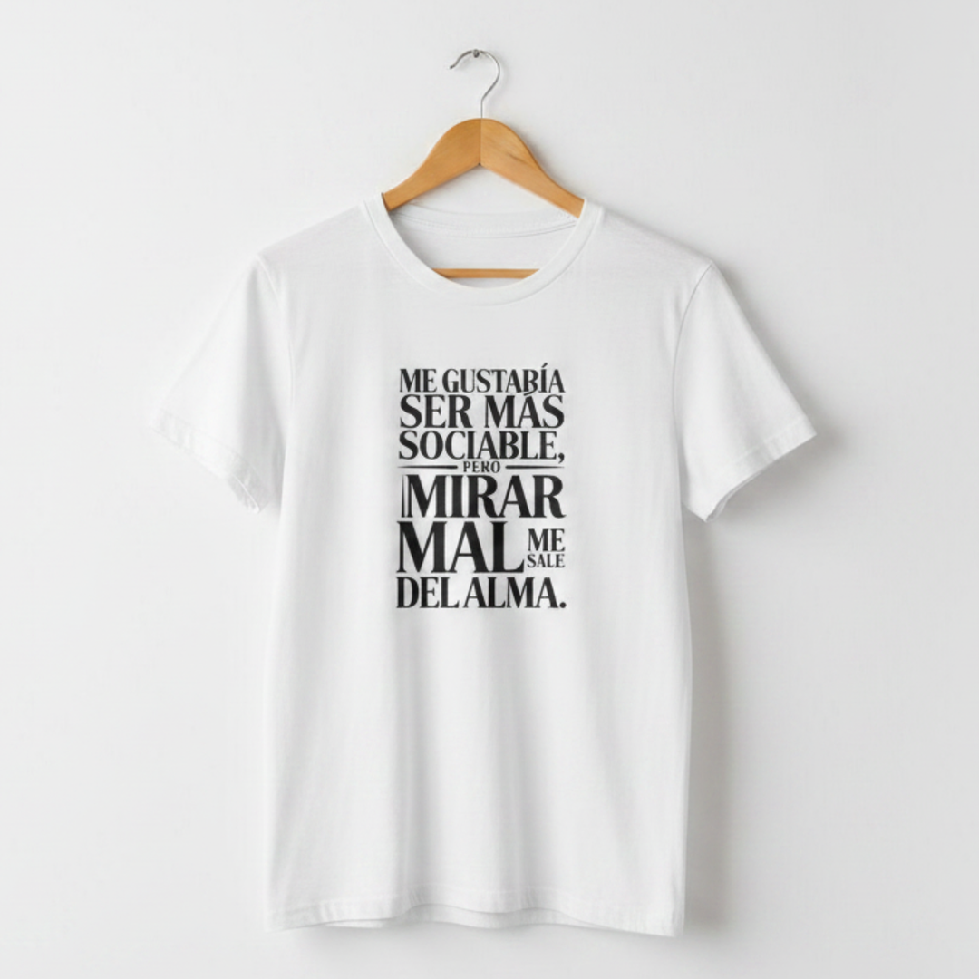 comprar-Camiseta Mirar mal me sale del alma-wondernastic