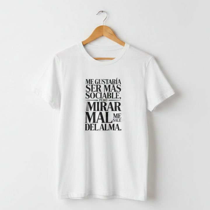 comprar-Camiseta Mirar mal me sale del alma-wondernastic