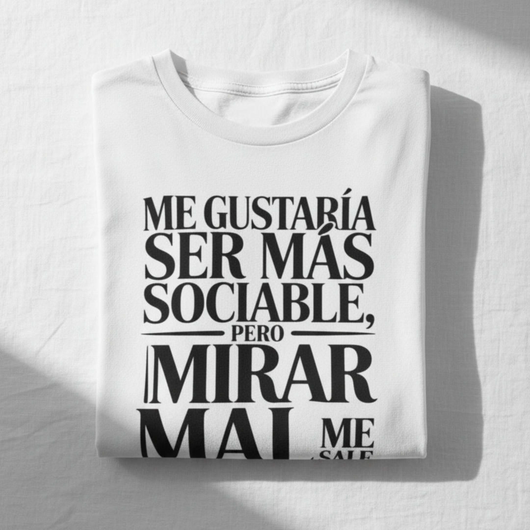 comprar-Camiseta Mirar mal me sale del alma-wondernastic