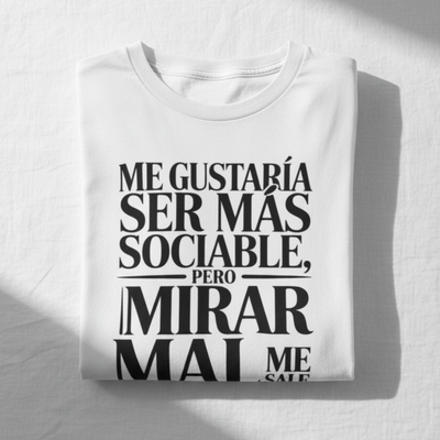 comprar-Camiseta Mirar mal me sale del alma-wondernastic