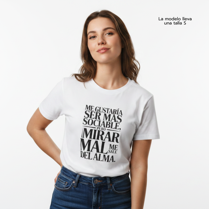 comprar-Camiseta Mirar mal me sale del alma-wondernastic