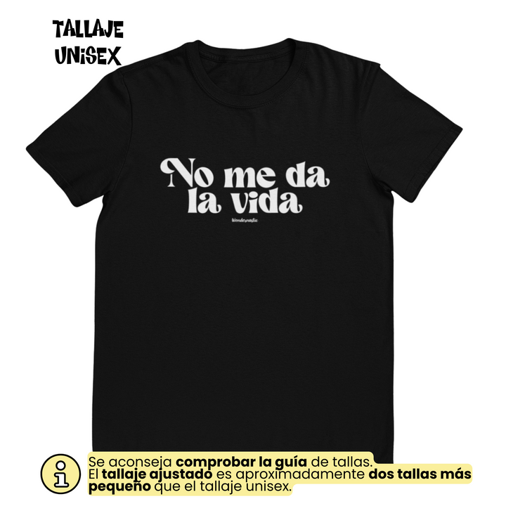 comprar-Camiseta No me da la vida Wondernastic-wondernastic