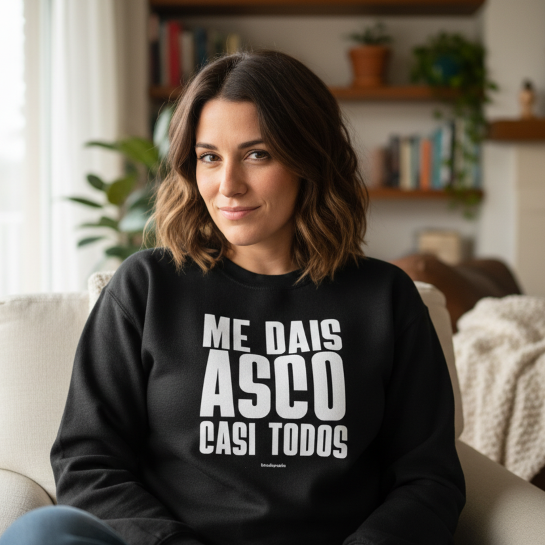 comprar-Sudadera Me dais asco casi todos-wondernastic