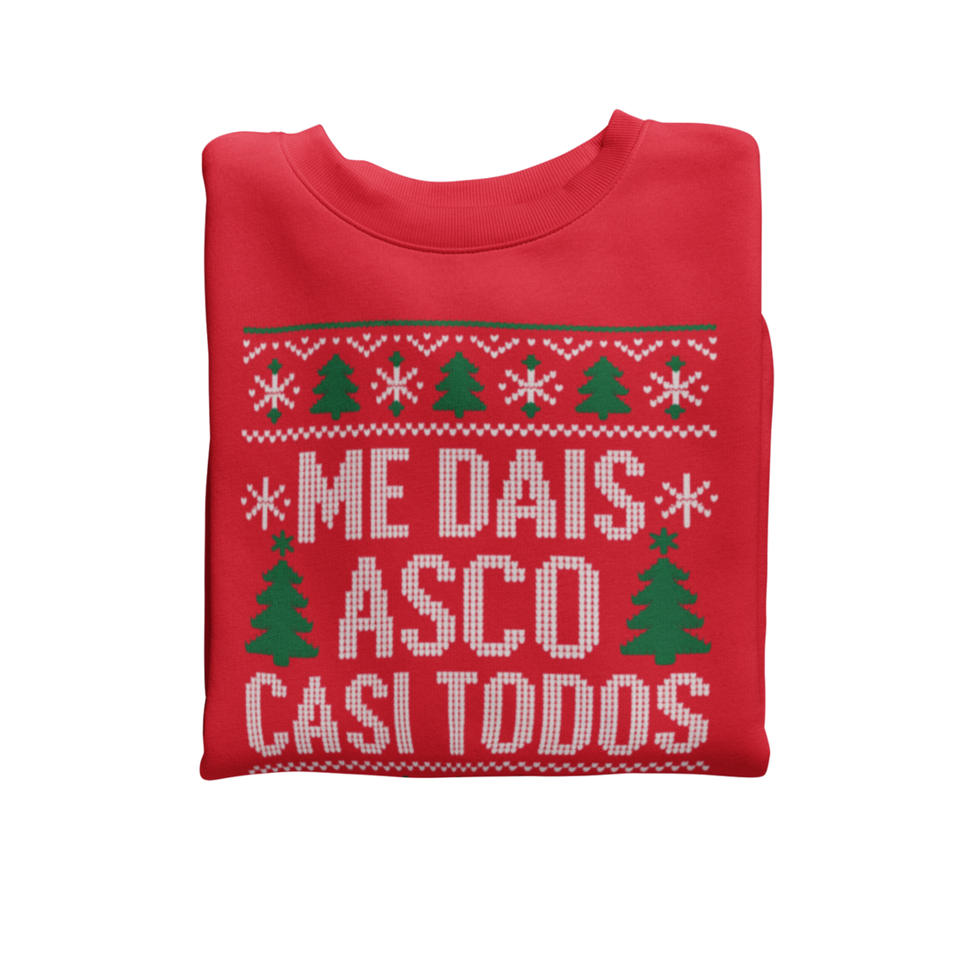 comprar-Sudadera Me dais asco casi todos – Especial Navidad-wondernastic