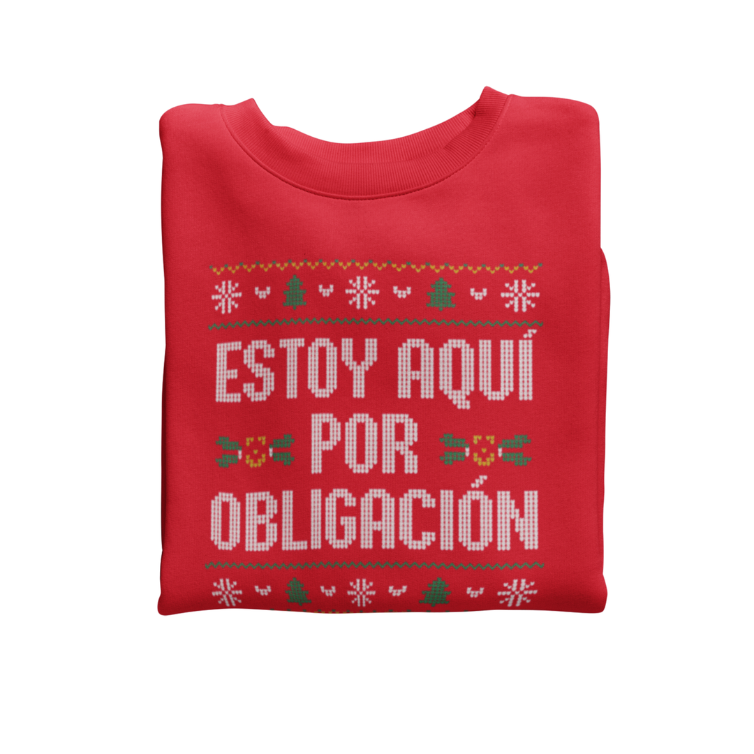 comprar-Sudadera Estoy aquí por obligación – Especial Navidad-wondernastic