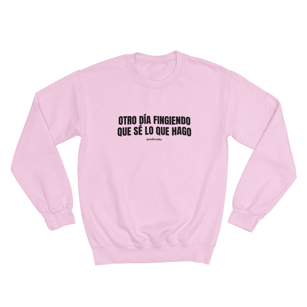 comprar-Sudadera Otro día fingiendo que sé lo que hago-wondernastic