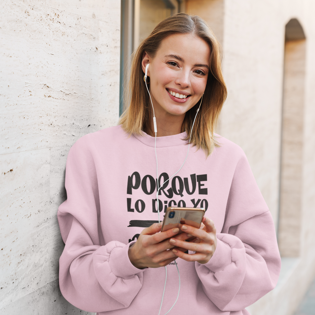 comprar-Sudadera Porque lo digo yo y punto-wondernastic