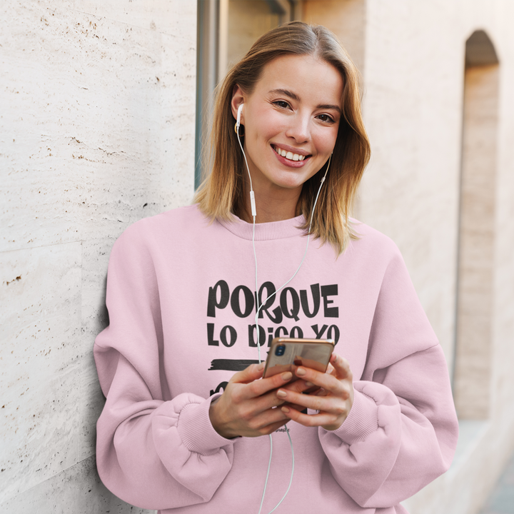 comprar-Sudadera Porque lo digo yo y punto-wondernastic