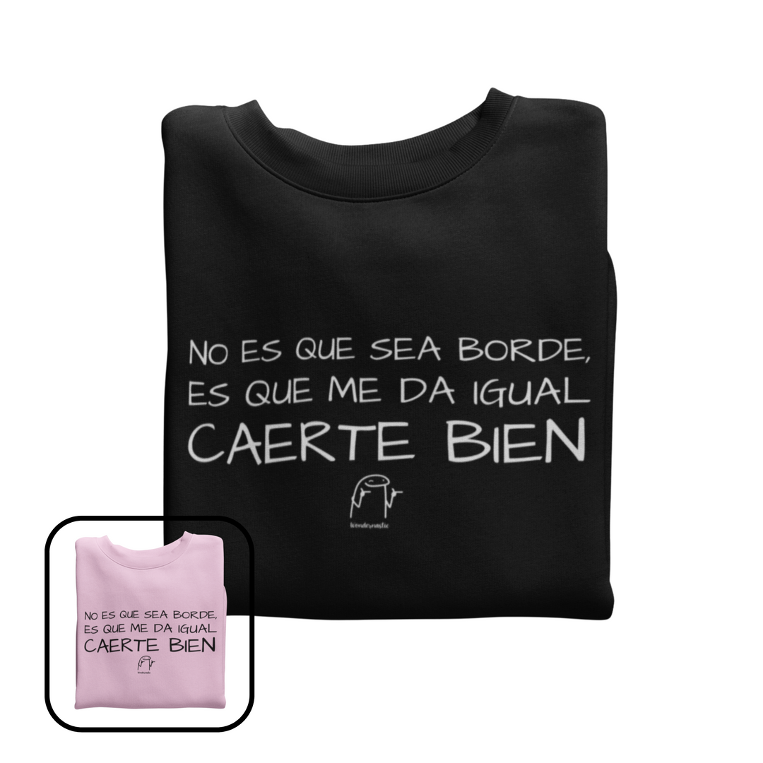comprar-Sudadera No es que sea borde-wondernastic