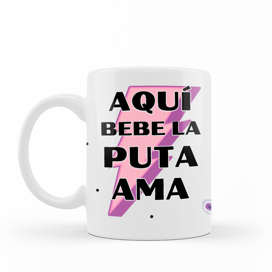 comprar-Taza Aquí bebe la puta ama-wondernastic