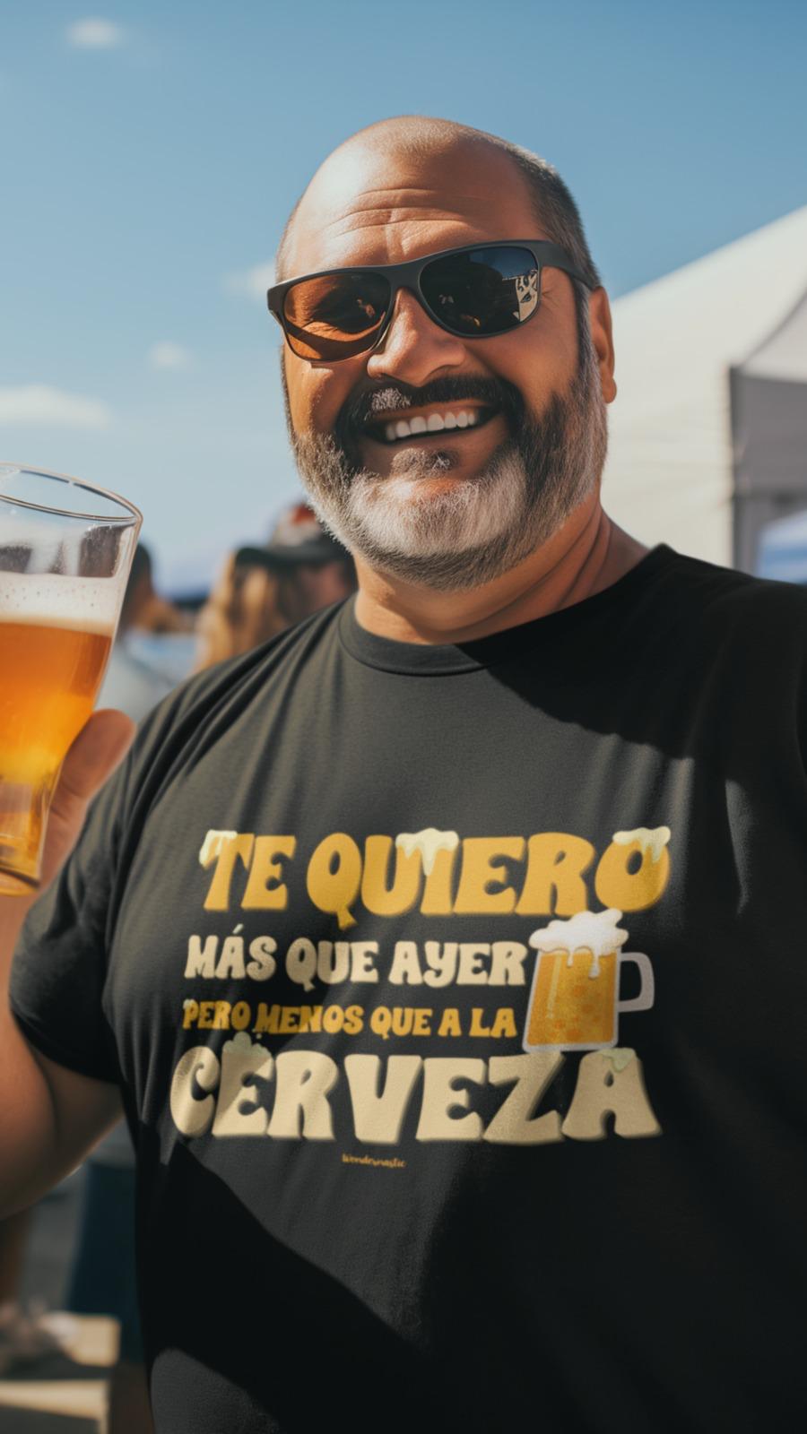comprar-Camiseta Te quiero más que ayer, pero menos que a la cerveza-wondernastic