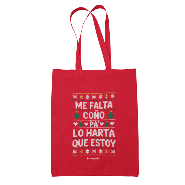 comprar-Bolso Me falta coño pa´ lo harta que estoy - Especial Navidad-wondernastic